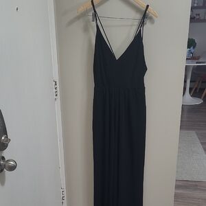 Black Spaghetti Strap Jumpsuit
